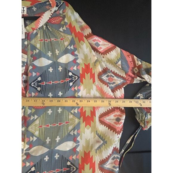 Bucketlist Western Boutique Romper Women Size Large L Long Sleeve - Picture 8 of 9